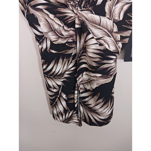 Miraclesuit Love Knot Oasis Tropical‎ Coastal Floral Tankini Top Size 12 NWT - Picture 5 of 5